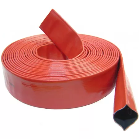 Abbott Rubber 1-1/2 ID x 100 ft Red Heavy Duty PVC Pump Discharge Hose TA3703002 Pump Parts & Accessories