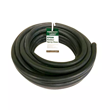 Abbott Rubber 5/8 ID x 25 ft Black 150# EPDM Spray Ag Sprayer Hoses