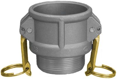 Abbott Rubber 3/4 in. Aluminum B Coupler X Male NPT