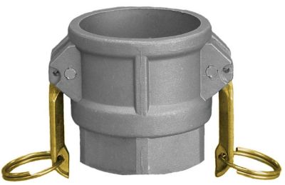 Abbott Rubber 3/4 in. Aluminum D Coupler X Female NPT