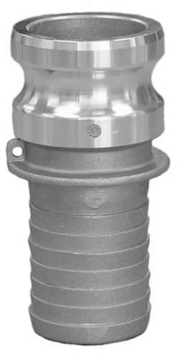 Abbott Rubber 1 in. Aluminum E Adapter X Hose Shank