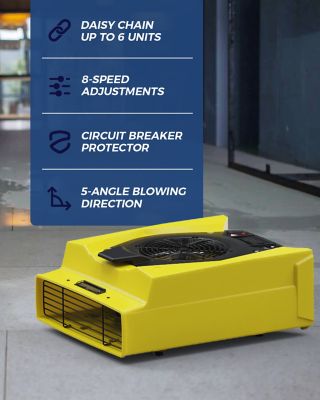 Image showing  Zeus 900 Air Mover Blower Red