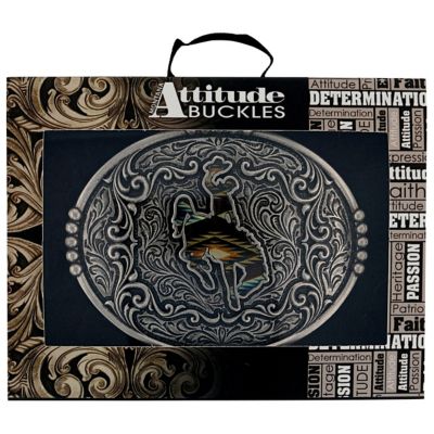 Image showing  Sunrise Bronc Attitude Buckle, A988S