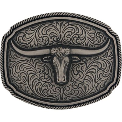Montana Silversmiths Longhorn Soul Attitude Buckle, A993S