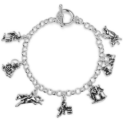 Montana Silversmiths Charms Of Champions Rodeo Bracelet, BC5767