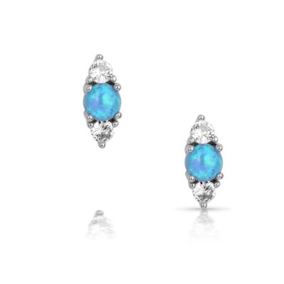 Montana Silversmiths Delicate Moonlight Crystal Opal Earrings, ER5805