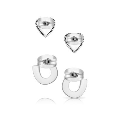 Image showing  Turquoise Heart & Horseshoe Earring Set, ER5807