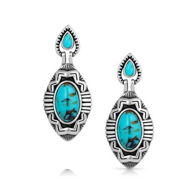 Montana Silversmiths Blue Mesa Turquoise Earrings, ER5821