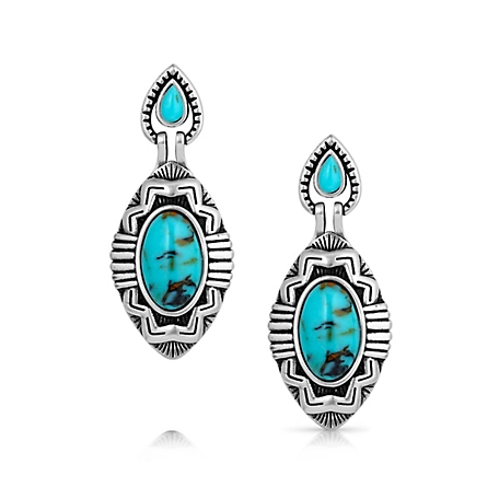 Montana Silversmiths Blue Mesa Turquoise Earrings, ER5821