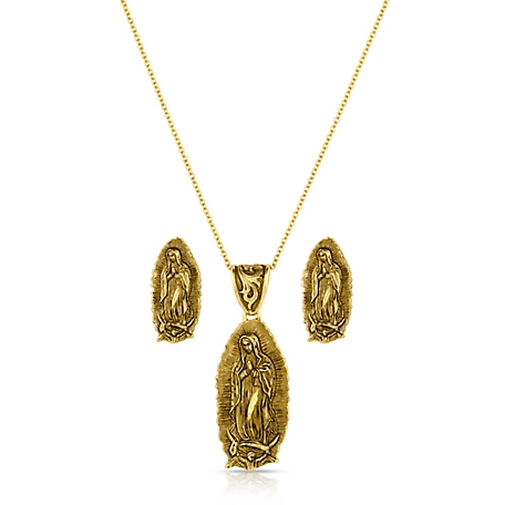 Montana Silversmiths Lady Of Guadalupe Jewelry Set