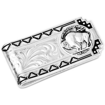 Montana Silversmiths Buffalo Nickel Southwestern Money Clip