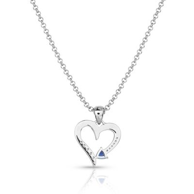 Image showing 1 th Montana Silversmiths Love Everlasting Opal Crystal Necklace, NC5708