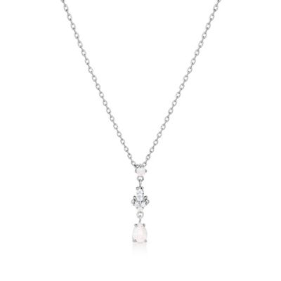 Montana Silversmiths Elegant Harmony White Opal Necklace, NC5772