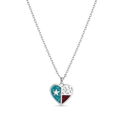 Montana Silversmiths Love For Texas Necklace, NC5818