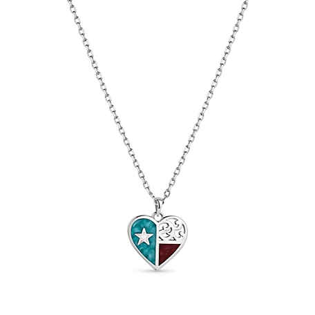 Montana Silversmiths Love For Texas Necklace, NC5818