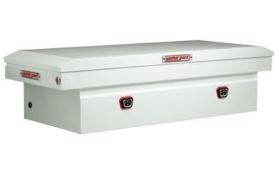 Weather Guard 72 in. x 20 in. White Steel Full Size Crossover Truck Tool Box