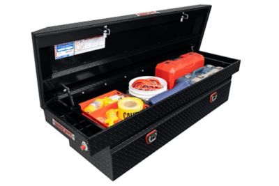 Image showing 7 th Weather Guard 10.5 cu. ft. Aluminum Standard Profile Crossover Truck Tool Box for Full Size Trucks, 72 x 20.5in.