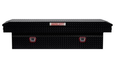 Image showing 8 th Weather Guard 10.5 cu. ft. Aluminum Standard Profile Crossover Truck Tool Box for Full Size Trucks, 72 x 20.5in.