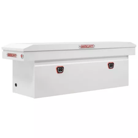 Weather Guard 72" x 20.5" White Steel Full Size Deep Deck Truck Tool Box Crossover Truck Tool Boxes