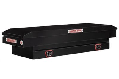 Weather Guard 62.5 in. Gloss Black Steel Mid-Size Truck Tool Box