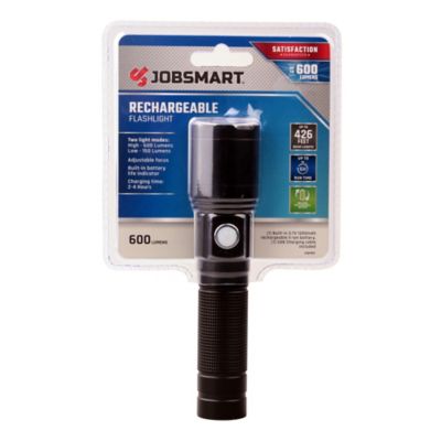 Image showing  600-Lumen Rechargeable Flashlight, Black