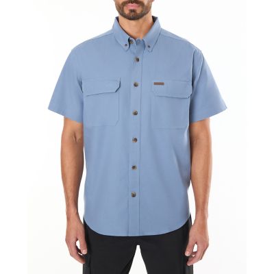 Smith's Workwear Men's Stretch Full-Swing Work Shirt