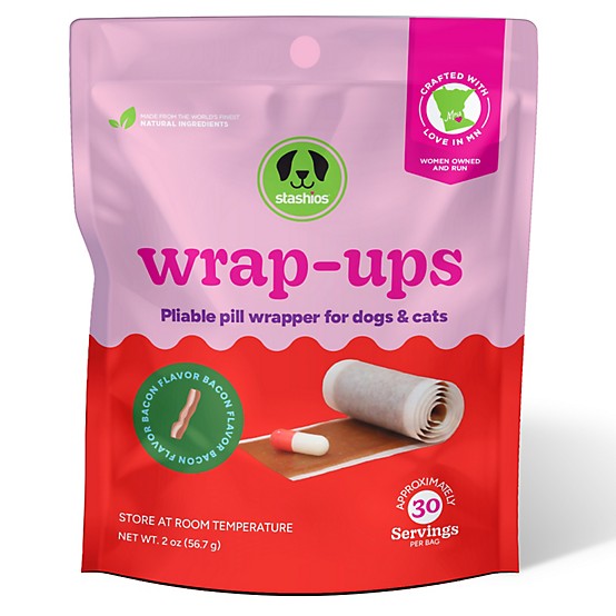 Stashios Wrap-Ups Bacon Flavor Dog Treats Stashios Wrap-Ups Bacon Flavor Dog Treats