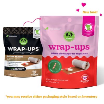 Image showing  Wrap-Ups Bacon Flavor Pill Hiding Treats for Dogs and Cats