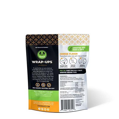 Image showing  Wrap-Ups Cheese Flavor Pill Hiding Treats for Dogs and Cats