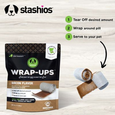 Image showing  Wrap-Ups Cheese Flavor Pill Hiding Treats for Dogs and Cats