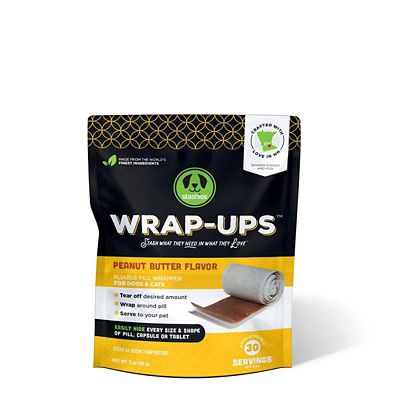 Stashios Wrap-Ups: Pill Wrapper - Peanut Butter - 30 Servings Bag