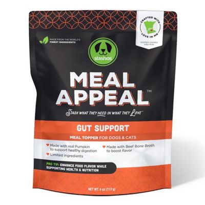 Stashios Meal Appeal: Gut Support All Life Stages Beef Flavor Dog Food Topper, 4 oz.