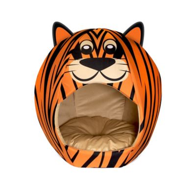 Maccabi Art Pet Friends Igloo Bed: Small - Tiger - Animal Face Bed