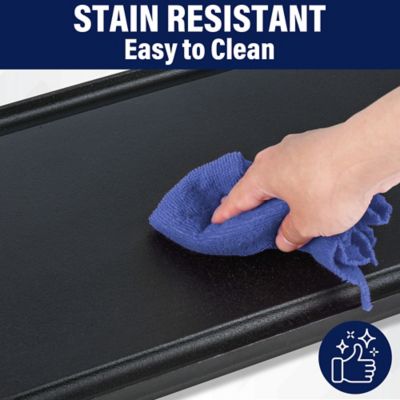 Image showing 6 th CHEFSPOT Pre-Seasoned Cast Iron Reversible Griddle Plate Pan, Even Heat Distribution, Works On Oven, Stove, Grill, and Fire