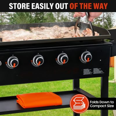 Image showing 6 th CHEFSPOT Griddle Mat Cover for 36 in. Blackstone and Other Griddles, Orange