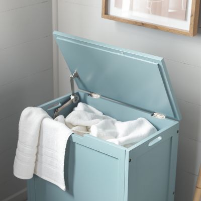 Image showing  Haina Blue Laundry Basket