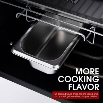 Image showing  454 sq. in. Analog Electric Smoker with 3 Cooking Grates