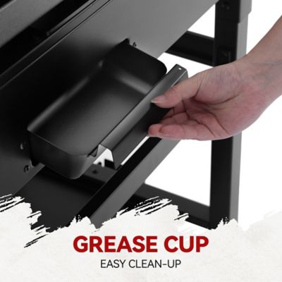 Image showing 6 th Royal Gourmet 4-Burner Propane Gas Flat Top Griddle with Hard Cover, 766 sq. in., Black