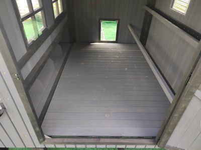 Image showing  Amish Style Chicken Coop, 10 Chicken Capacity, 4 x 6ft. Set