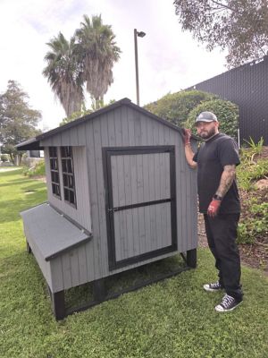 Image showing 7 th Rugged Ranch Amish Style Chicken Coop, 10 Chicken Capacity, 4 x 6ft. Set