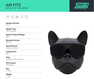 Image showing  Air Fitz BT Media Speaker - Black