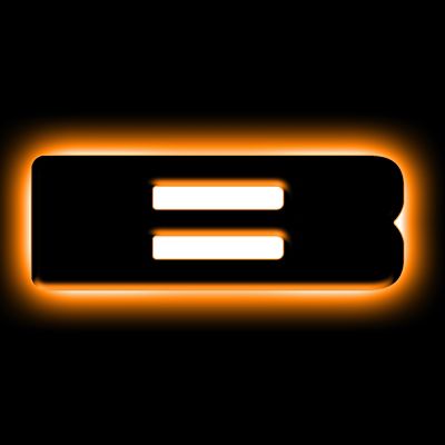 ORACLE Lighting Universal Illuminated LED Letter Badges - B, 3141-B-005