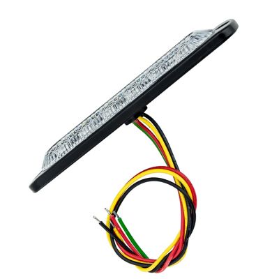 Image showing  6 LED Dual Color Slim Strobe, Amber/White, 3513-023