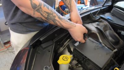 Image showing  2010-2014 Ford Mustang Surface Mount LED Fog Light Halo Kit (Grill Style), 1334-001