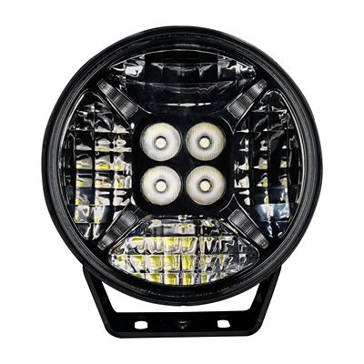 Image showing  7 in. Multifunction 60W LED Spotlight Round Post Mount, 2915-023
