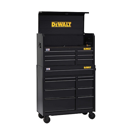 DeWALT 41 in. 15 Drawer Chest and Cabinet Combo