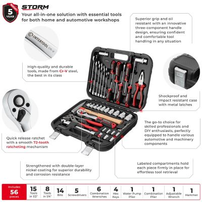 Image showing  56 pc. Tool Set
