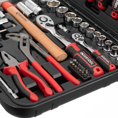 Image showing 5 th INTERTOOL Mechanics Tool Set, 100 pc.