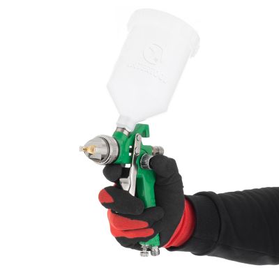 Image showing 7 th INTERTOOL HVLP Sprayer Kit Green