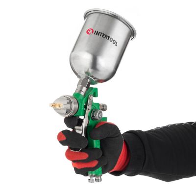 Image showing 8 th INTERTOOL HVLP Sprayer Kit Green